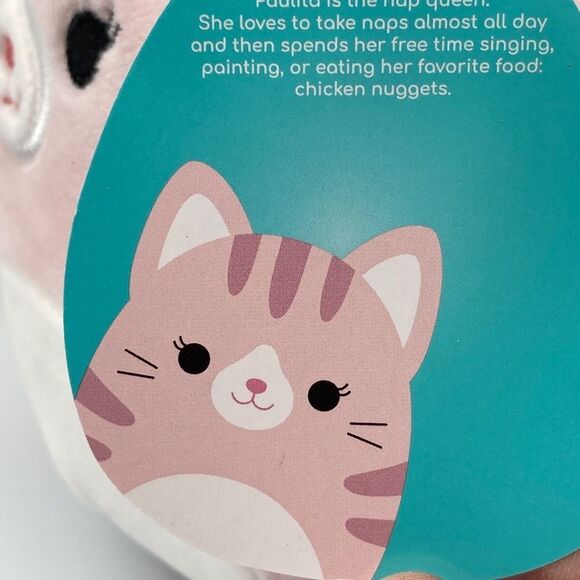 Squishmallows Paulita The Pink Tabby Cat 5” Walgreens Exclusive Christmas 2021 - Picture 6 of 10
